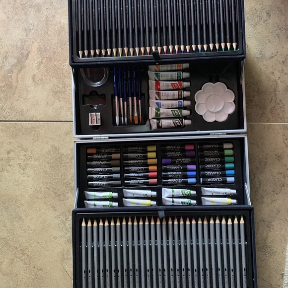 Other - Art Set with Colored Pencils and Paints